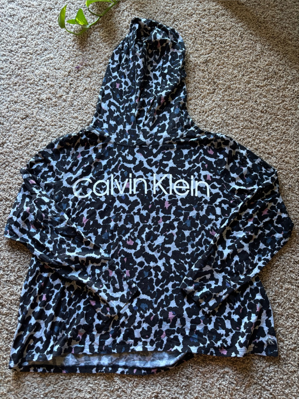 Calvin Klein Lightweight hooded sweatshirt